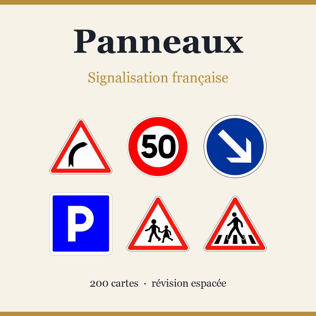 Panneaux de signalisation